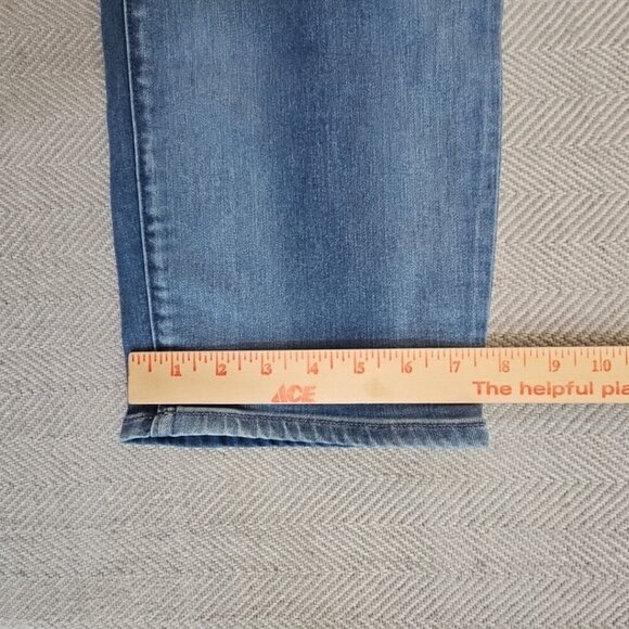Lands' End Pull-On Jeans Women's 26W  Mid-Rise Skinny Tapered Leg Elastic NWT - Picture 7 of 15